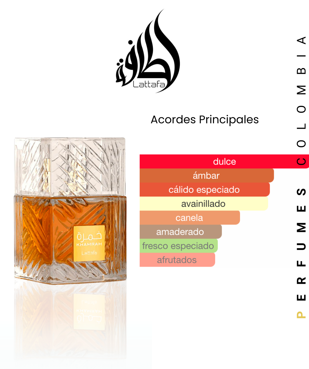 PERFUME LATTAFA KHAMRAH 100ML