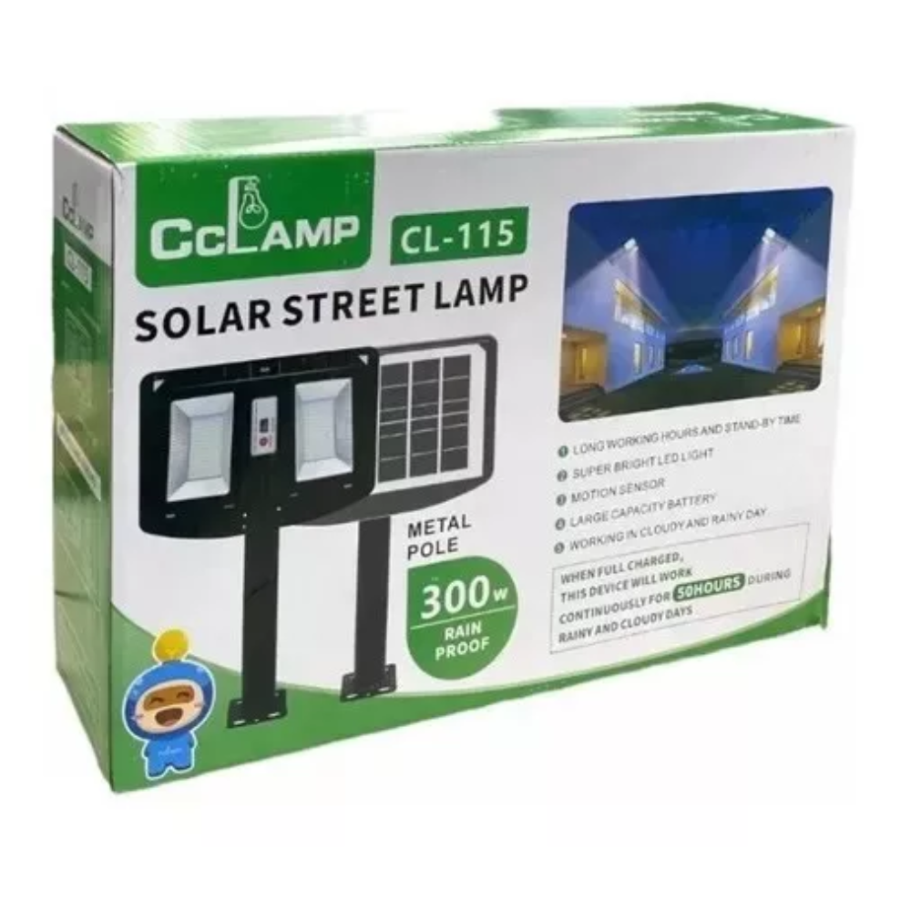 Lampara Solar 300W + Envío Gratis