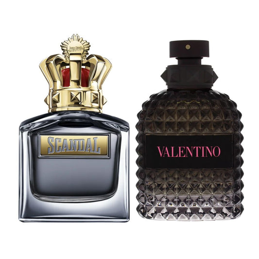 COMBO PERFUMES SCANDAL MEN + VALENTINO BORN IN ROMA