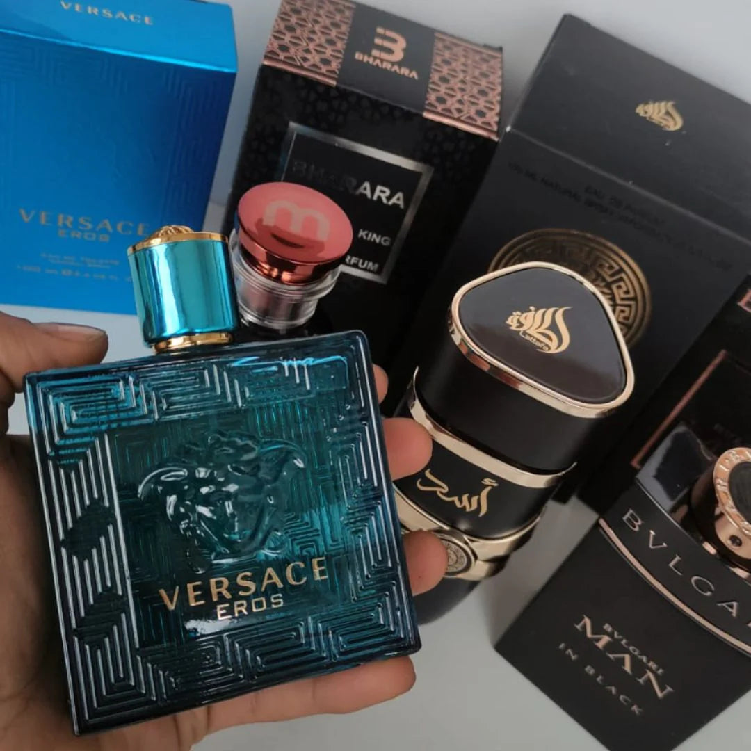 [COMBO LUXE] KIT 4 Perfumes ASAD | BHARARA | VERSACE| BVLGARI + Regalo Exclusivo